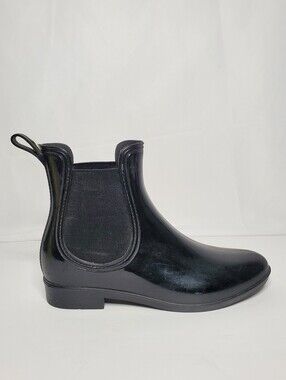 Sears Black Women's Chelsea Rain Boots